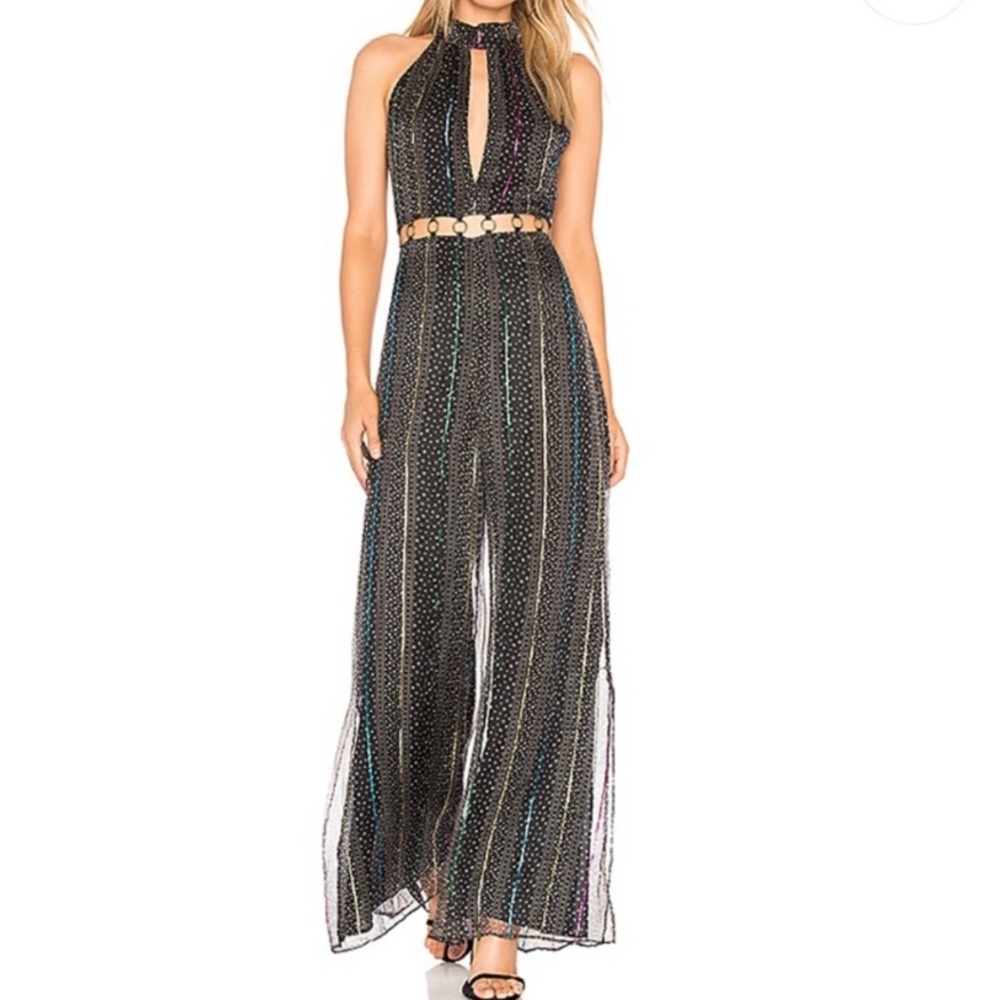 Cleobella Revolve Nash Multicolor Stardust Cutout Jumpsuit